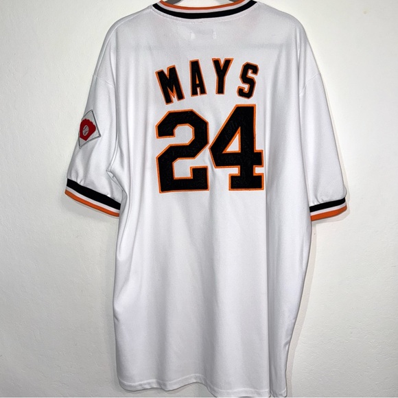 Mitchell & Ness San Francisco Giants Willie Mays Jersey 54 HOF Cooperstown 2XL - Picture 2 of 12